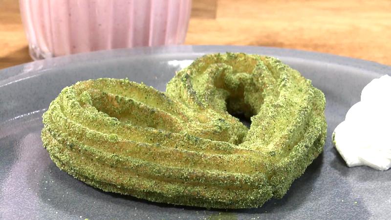 米粉ハートチュロス・抹茶(660円)