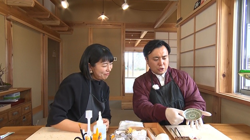 金継ぎ体験をするにむらリポーター