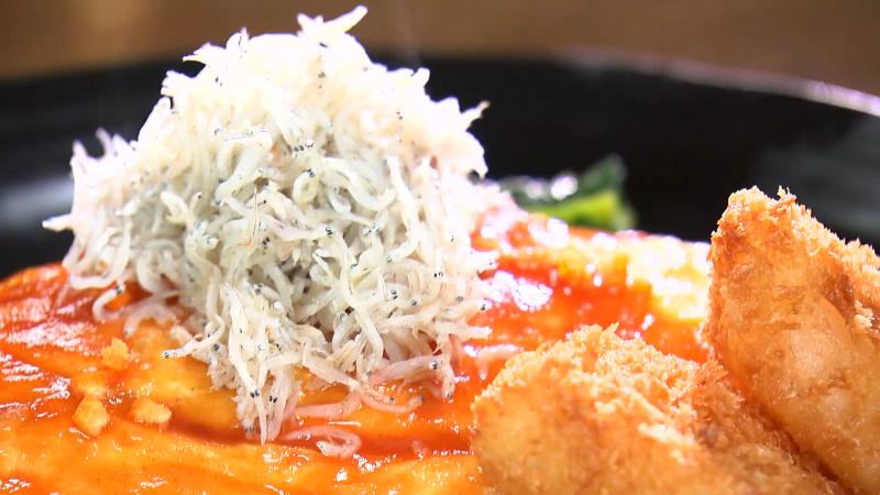 遠州春彩オムライス(1500円)※2026年4月中旬まで