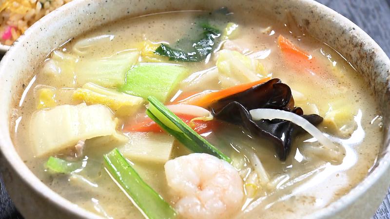 五目麺＋半チャーハン(1000円)