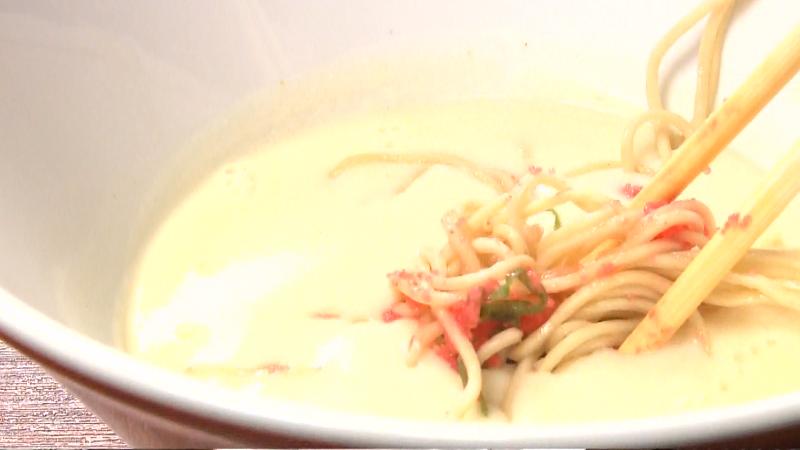 「とろけるクリームチーズのビストロラーメン」の和え玉