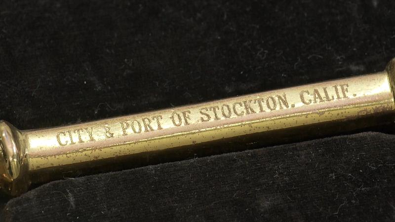 ストックトン市から送られた友好の鍵