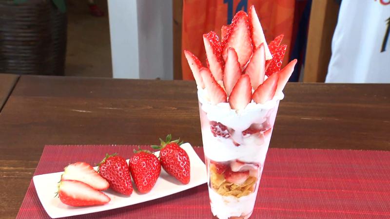 あきひめパフェ(1300円)