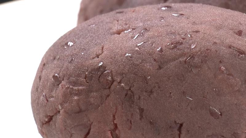 近くで見たぼた餅