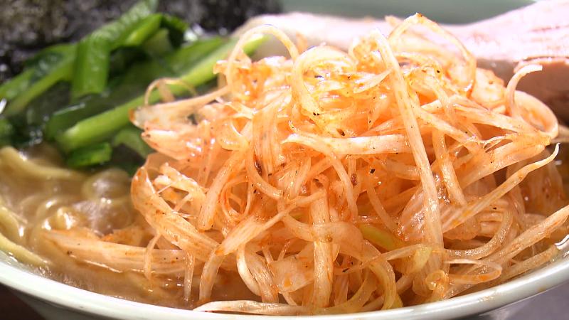 トッピングのネギ