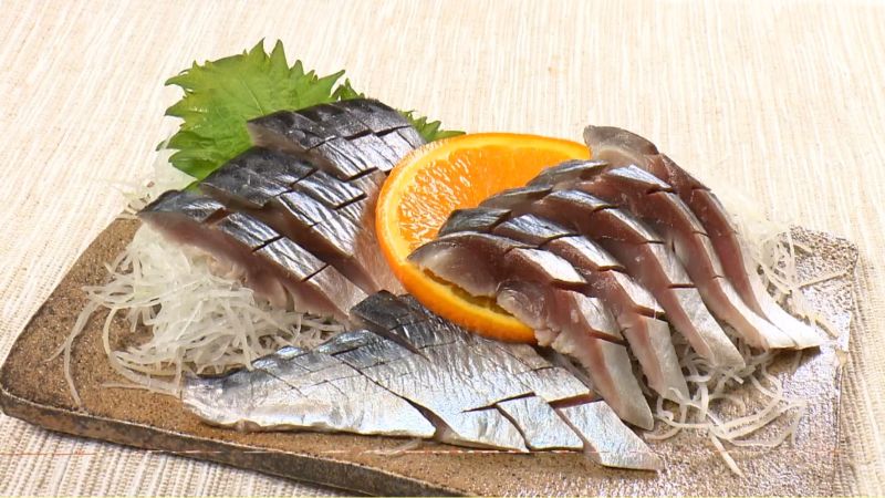 オレンジ風味しめさば