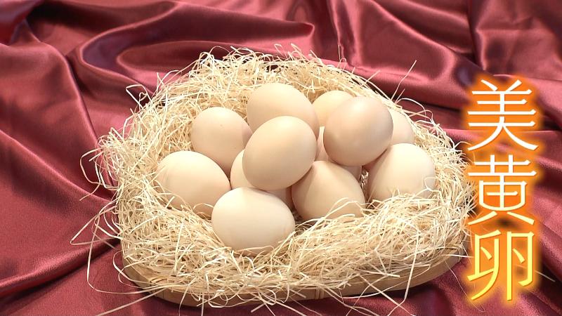 積まれた美黄卵
