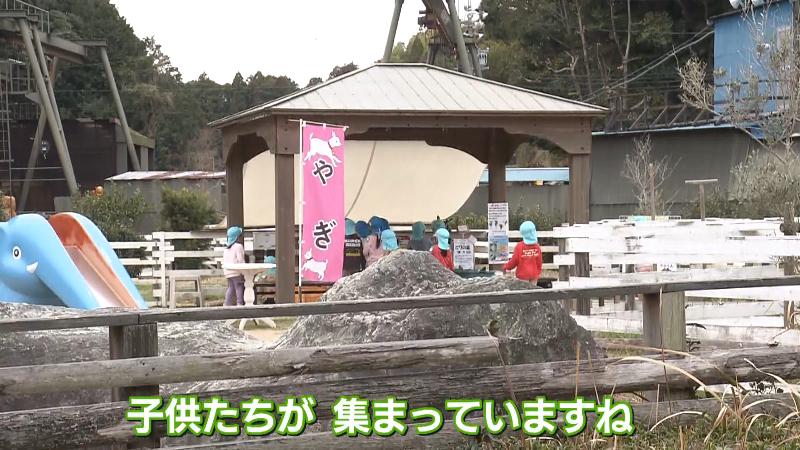子供たちの人だかり