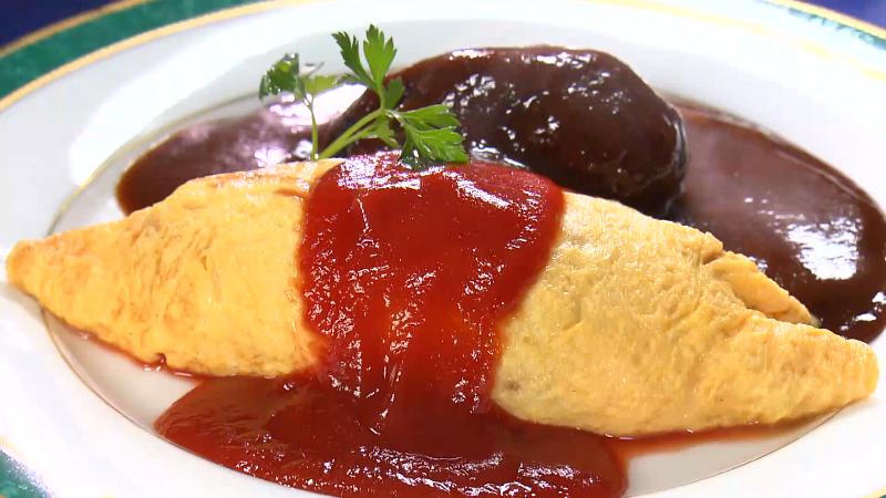 オムライス＆ハンバーグ