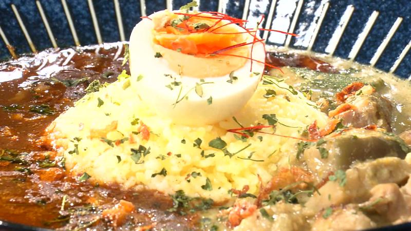 スパイスカレー2種あいがけ