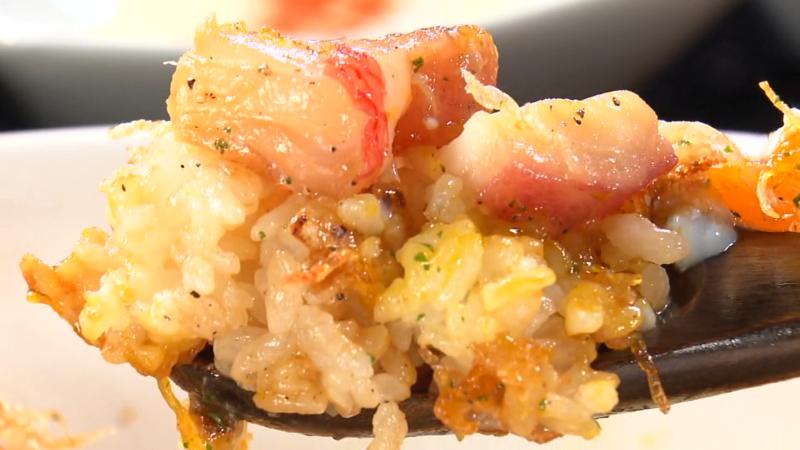 全部を混ぜて食べる