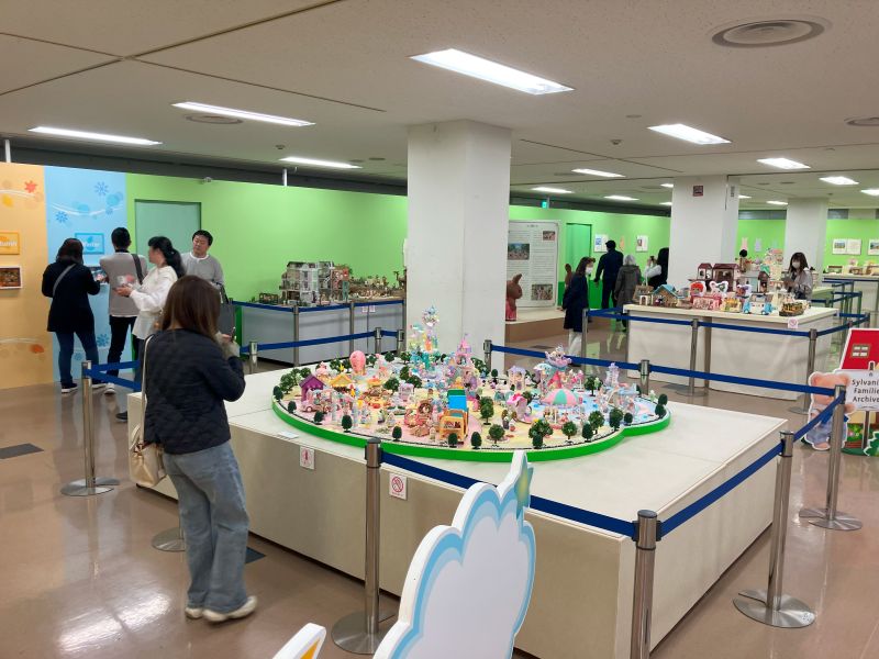 シルバニア展の会場内