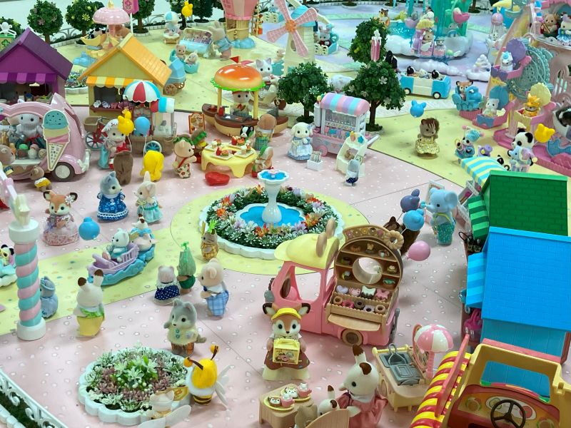 遊園地の寄り画像