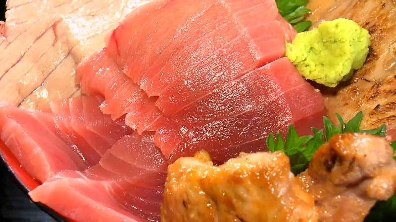 「まぐろ最強ど～ん」のマグロ