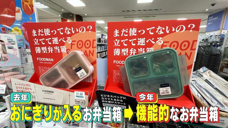 立てて使える弁当箱