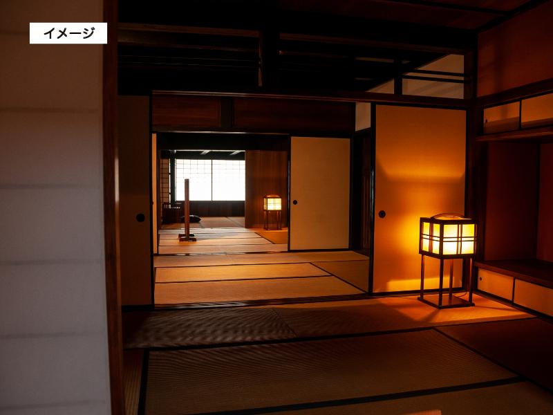 イメージ画像　夜の日本家屋