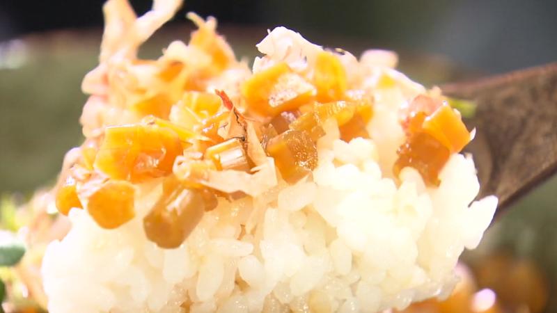 茎わさび飯定食(1200円)