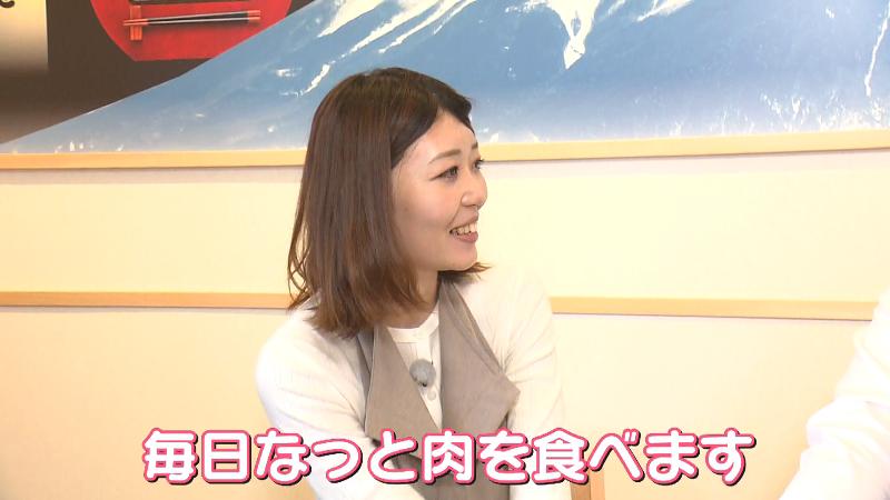 毎日なっと肉を食べると話す一永堂・足立代表