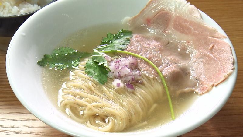 鯛塩らぁめん 茶漬けセット(1300円)