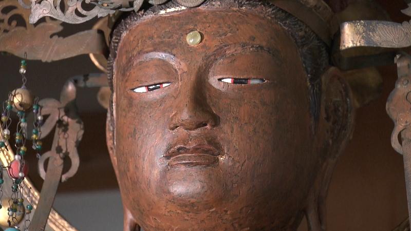 千手観音像の尊顔