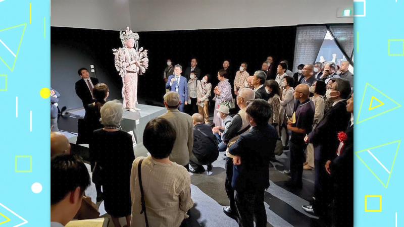 「みほとけのキセキ」展で披露された千手観音立像
