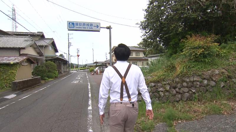 諏訪原城跡の標識を見つけたにむらリポーター