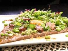 枝豆と合鴨のガレット(1400円)