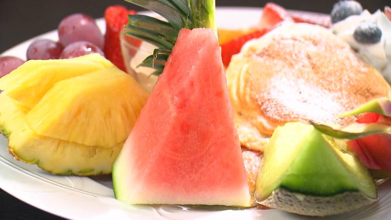 スペシャルパンケーキの果物