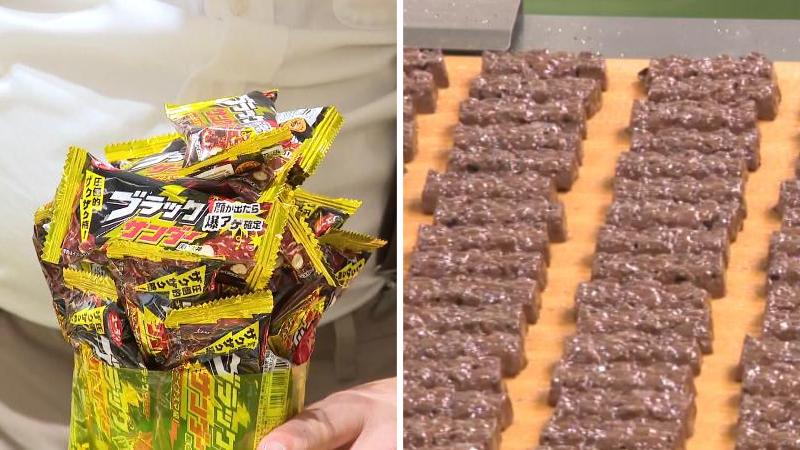 ブラックサンダー詰め放題と製造ライン
