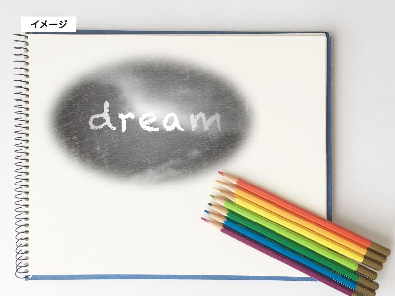 イメージ画像　夢を描けない