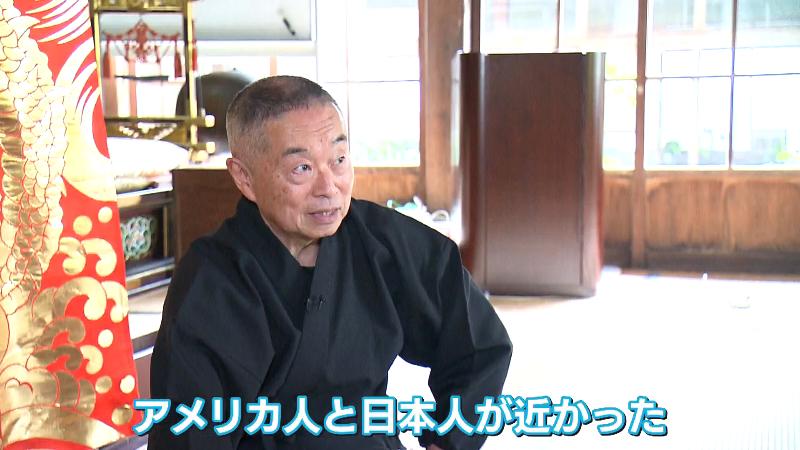 「下田ではアメリカ人と日本人が近かった」と話す松井住職