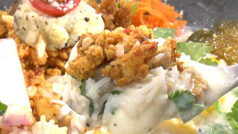 冷たいじゃがいものスープカレー ホットなドライキーマ(2000円)※2026年7月末まで