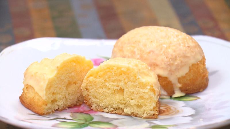 レモンケーキの断面