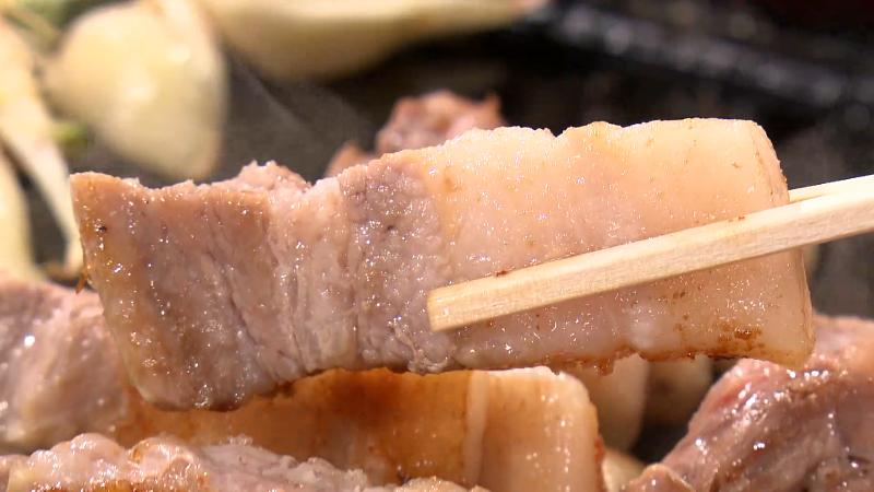 サムギョプサルセット(1人前・1980円)