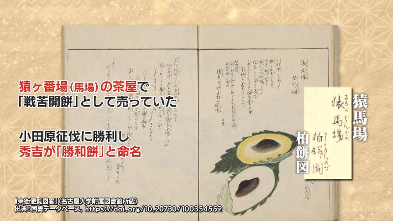 柏餅と湖西の関係の裏付け