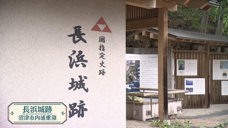 長浜城跡の解説看板