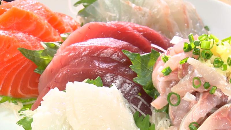本日の刺身定食(1500円)