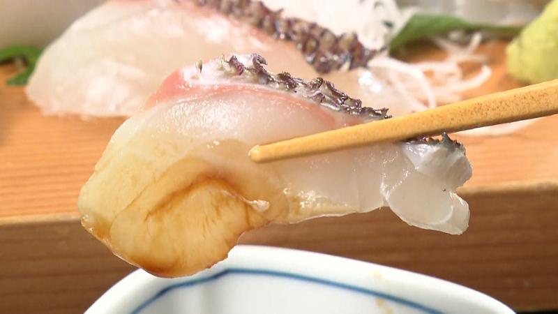 タイのさしみ