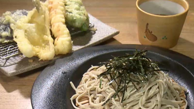 天ぷらそば(1950円)