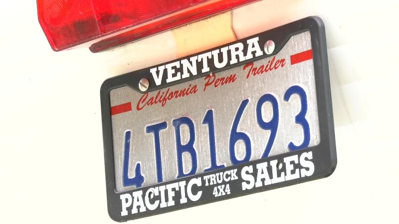 カリフォルニアのナンバープレート