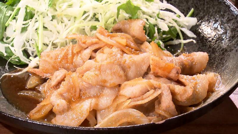豚の生姜焼き(1100円) ※ランチのみ