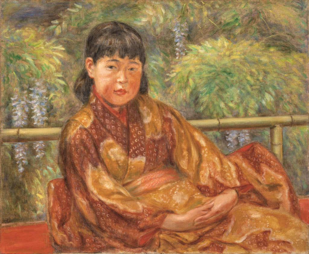 山下新太郎 《少女》 1929年 油彩・カンヴァス ひろしま美術館