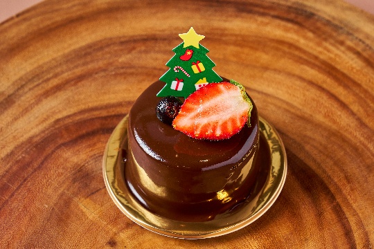 クリスマスチョコムース