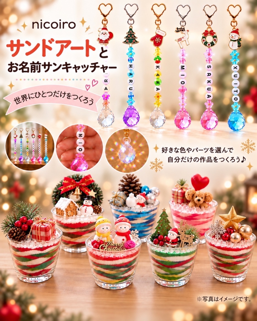 名前入りのサンキャッチャー作り