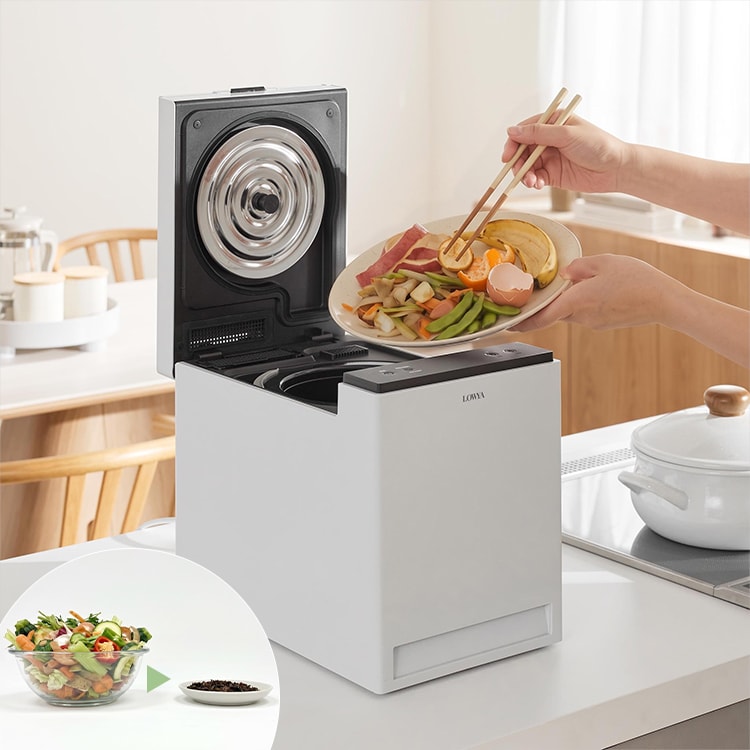人気の生ごみ処理機をコンパクトにした「エコペダルスリム」